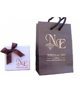 Ring whitegold K14 with turquoise 2