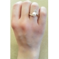 Ring gold K14 'pearl'
