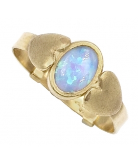 Children's  Ring Gold K14 Hearts