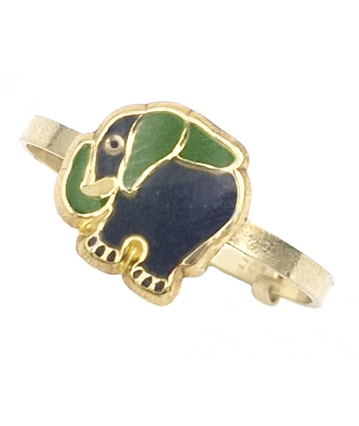 Children's  Ring Gold K14 'Dolphin'