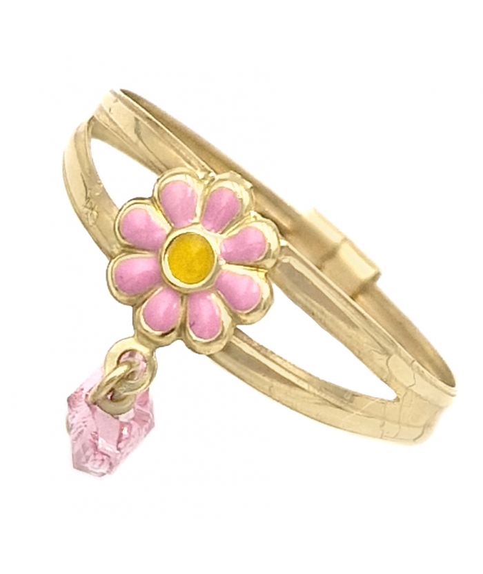 Children's  Ring Gold K14 'Daisy'