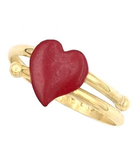 Children's  Ring Gold K14 'Heart'