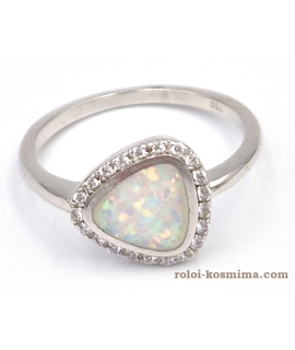 Ring Silver Triangle 2