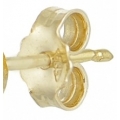 Earrings gold K14 Hearts