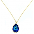 Necklace Silver "Synthetic Topaz"
