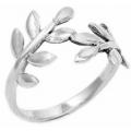 Ring Silver 925° "Leafs"