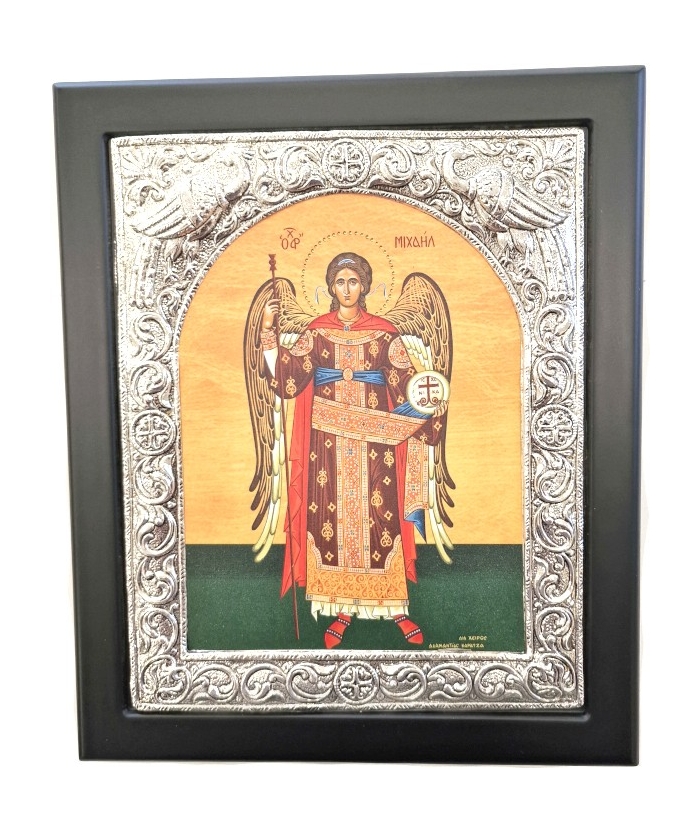 Εικόνα Ασημένια 925° Παναγία Oδηγήτρια 23x28cm ΚΩΔ.105