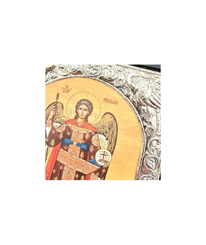 Εικόνα Ασημένια 925° Παναγία Oδηγήτρια 23x28cm ΚΩΔ.105