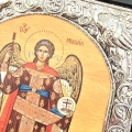 Εικόνα Ασημένια 925° Παναγία Oδηγήτρια 23x28cm ΚΩΔ.105