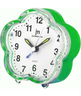 Ρολόι Ξυπνητήρι JustMinute Παιδικό Πράσινο Αθόρυβο JA7049 Fiore