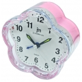 Ρολόι Ξυπνητήρι JustaMinute Παιδικό Ροζ Αθόρυβο JA7049 Fiore
