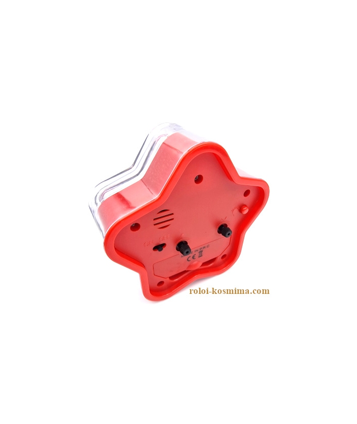 Alarm Clock JM Pink Silent JA7049 Fiore