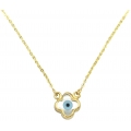 Necklace Gold K14 eye