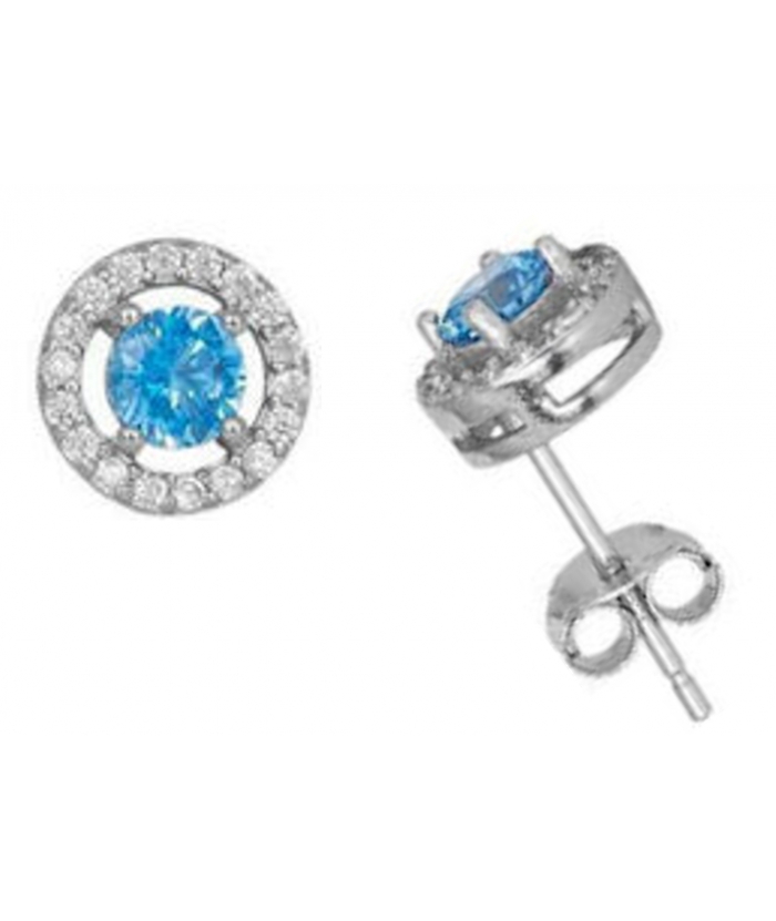 Earrings Silver Rozetes