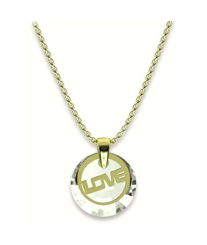 Necklace Silver 'Target' rosegold