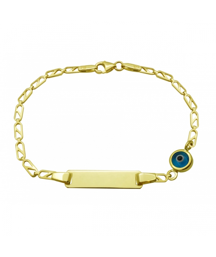 Child name Bracelet Gold Κ9