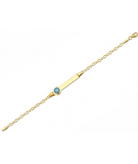 Child name Bracelet Gold Κ9