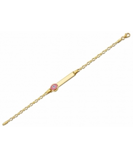 Child name Bracelet Gold Κ9
