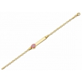 Child name Bracelet Gold Κ9