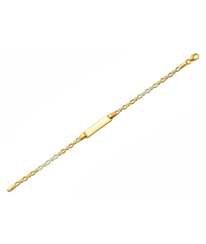 Child name Bracelet Gold Κ9