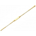 Child name Bracelet Gold Κ9
