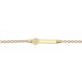 Child name Bracelet Gold Κ9
