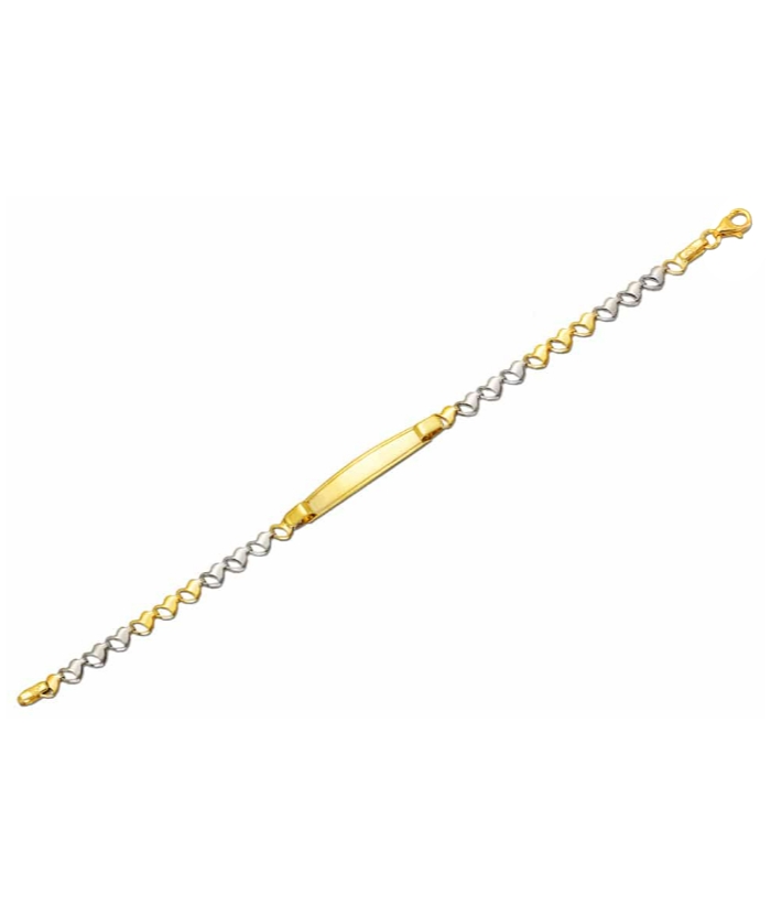 Child name Bracelet Gold Κ9