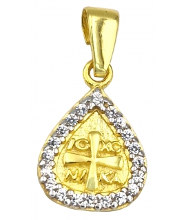 Pendant Gold Κ9 mini macif 2