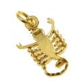 Zodiac Sign Gold K14 'Fishes'