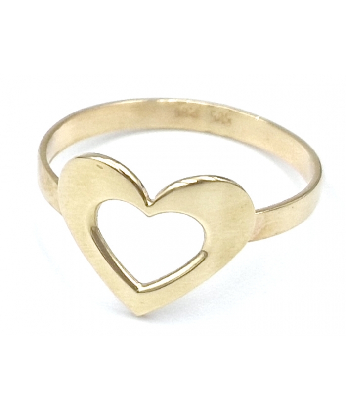 Ring gold K14 'Heart'