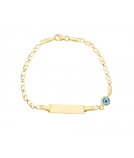 Child name Bracelet Gold Κ9 2