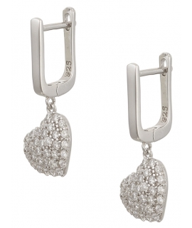 Earrings Silver hearts