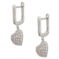 Earrings Silver hearts