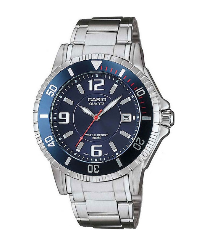 CASIO MTD-1053D-2AVES Stainless Steel