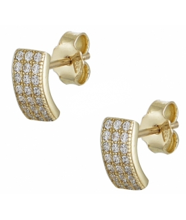 Earrings gold K14