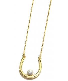 Necklace Silver goldplated