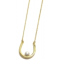 Necklace Silver goldplated