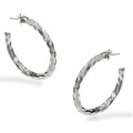 Earrings hoop Silver