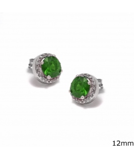 Earrings Silver Rozetes 2