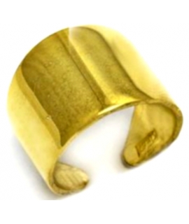 Ring Silver-goldplated shiny type "Knuckle"