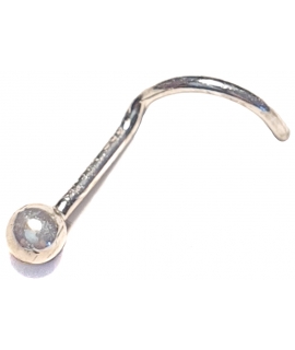 Noise Earring Whitegold K14 "Ball"