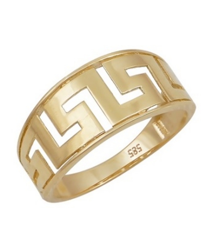 Ring gold K14 greka