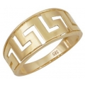 Ring gold K14 greka