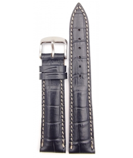 Leather Strap Tzevelion ART169 Black 20mm