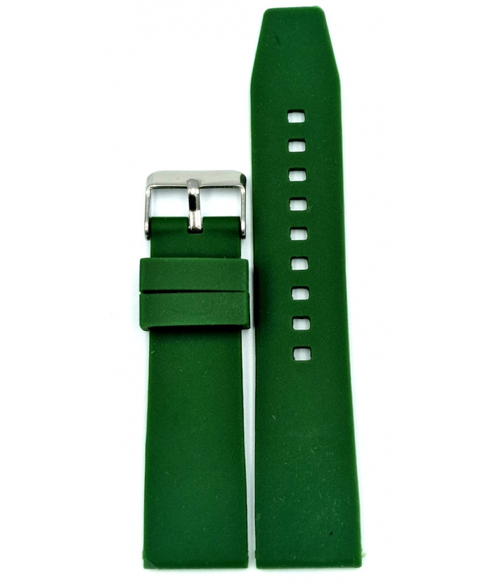 Λουράκι Σιλικόνης TZEVELION S05 πράσινο/Ραφ 18mm