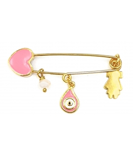 Child Pendant Silver goldplated