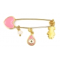 Child Pendant Silver goldplated