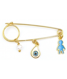 Child Pendant Silver goldplated