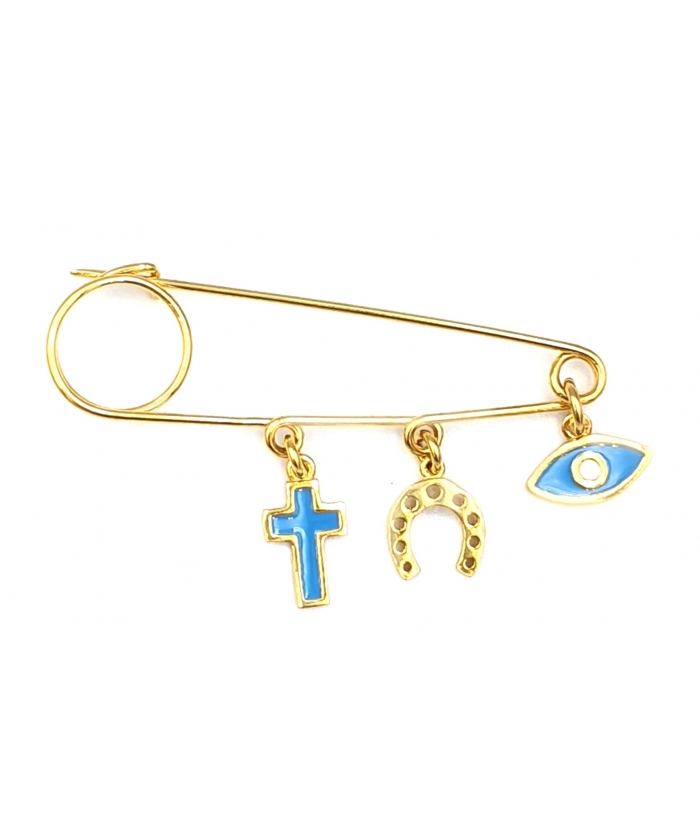 Child Pendant Silver goldplated