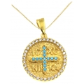 Child Pendant Silver "IC XP NI KA"